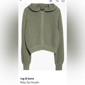 RAG & BONE Women's Green Knit Sweater